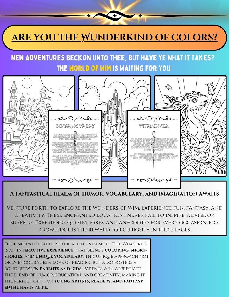 Back cover of Wonders of Wim